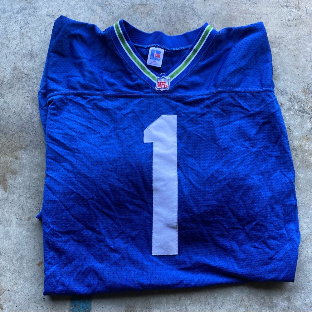 Vintage Russell 90s Seattle Seahawks Warren Moon Jersey 
Size XL /52